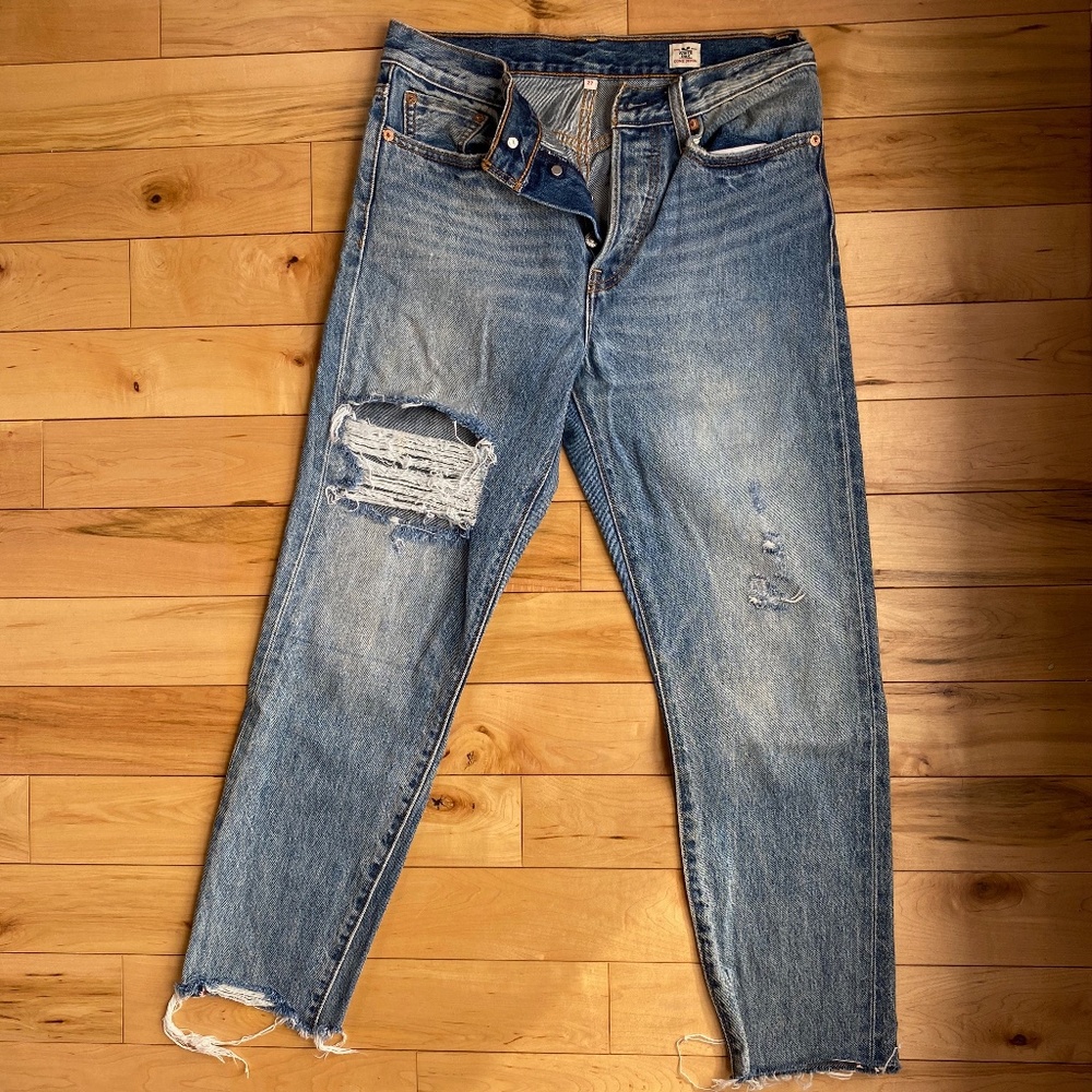 Levi's White Oak -Cone Demin high waisted jeans
